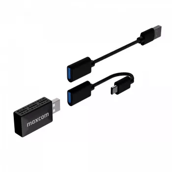 Bezvadu radio auto adapteris MAXCOM MC02 Wave ar Bluetooth savienojumu audio straumēšanai automašīnā