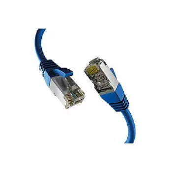 EFB-Elektronik CAT8.1 zils 0,50m RJ45 savienojuma kabelis S/FTP PIMF LSZH 2000MHz 40GB tīkla kabelis