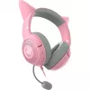 Razer Kraken Kitty V2 RZ04-04730200-R3M1 vadu austiņas spēlētājiem, USB-A, mikrofons, 40 mm skaļruņi, Quartz rozā