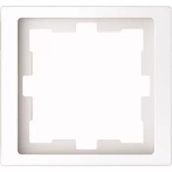 Merten MEG4010-6535 sienas plāksne / slēdža pārsegs, balta, termoplastiska, bezskrūvju, viengabala