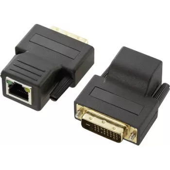 DVI pagarinātājs Renkforce 189872 — pārraida DVI signālu līdz 70 m pa RJ45 kabeli