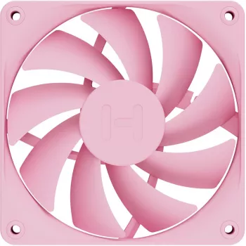 Datora dzesēšanas ventilators HYTE FA12-SM-4 120 mm, 1500 RPM, 72 m³/h, 1.6 mmH2O, FDB, rozā, 4 gab.