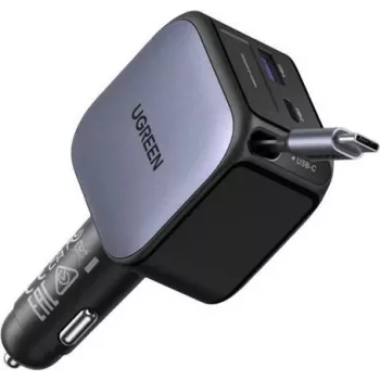 UGREEN Fast Car Charger 2-Port 60W (55212B) — automašīnas USB lādētājs
