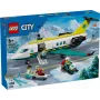 LEGO City Ārkārtas lidmašīna 60465 – mazs glābšanas lidaparāts, 403 gabali, 4 minifigūras, vecumam 6+