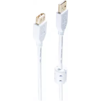 shiverpeaks BS77123-WF USB kabelis 3 m USB 2.0 USB A balts (BS77123-WF)
