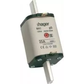 HAGER LNH1125MK drošinātājs NH1C 125A 500V gG MKen S-frei