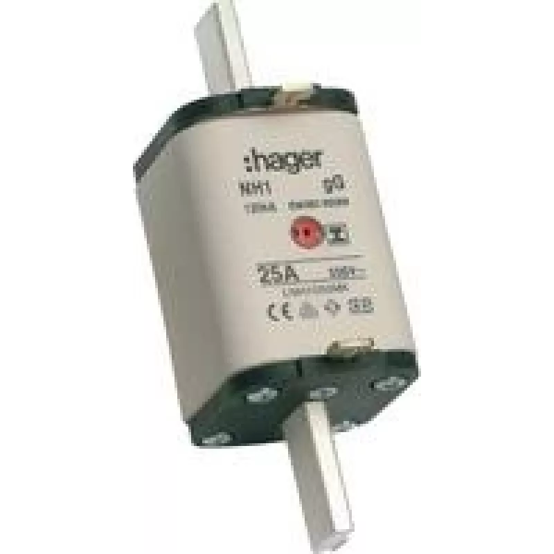 HAGER LNH1125MK drošinātājs NH1C 125A 500V gG MKen S-frei