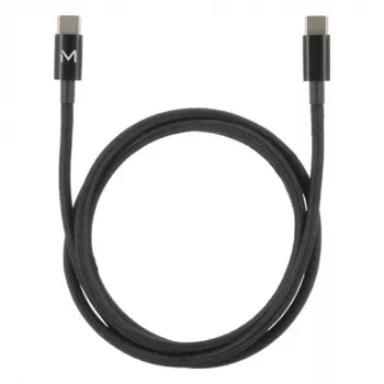 Kabelis USB-C / USB-C 2m 100W mīkstā somiņā