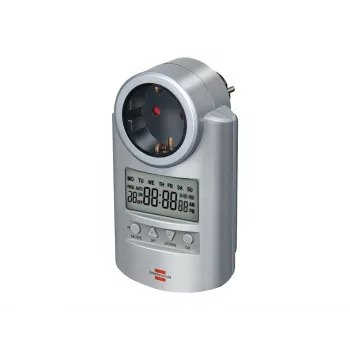 Digitālais nedēļas taimeris Brennenstuhl BN-DT02 Sudrabs