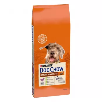 Sausā suņu barība Purina Nestlé Dog Chow Mature Senior ar jēra gaļu 14 kg