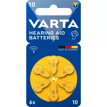 Vienreizlietojamā baterija Varta 10 PR70 Cinka-gaiss 3.5mm augstums 5.8mm diametrs