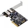 SilverStone ECU03 USB-C 3.1 un USB-C adapteris PCIe 2.0 x2 Low Profile (SST-ECU03)