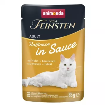 ANIMONDA VF Raffinesse mērcē ar vistu un trusi 85g