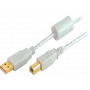 USB kabelis USB 2.0 ShiverPeaks BS77022 1,8m Pelēks