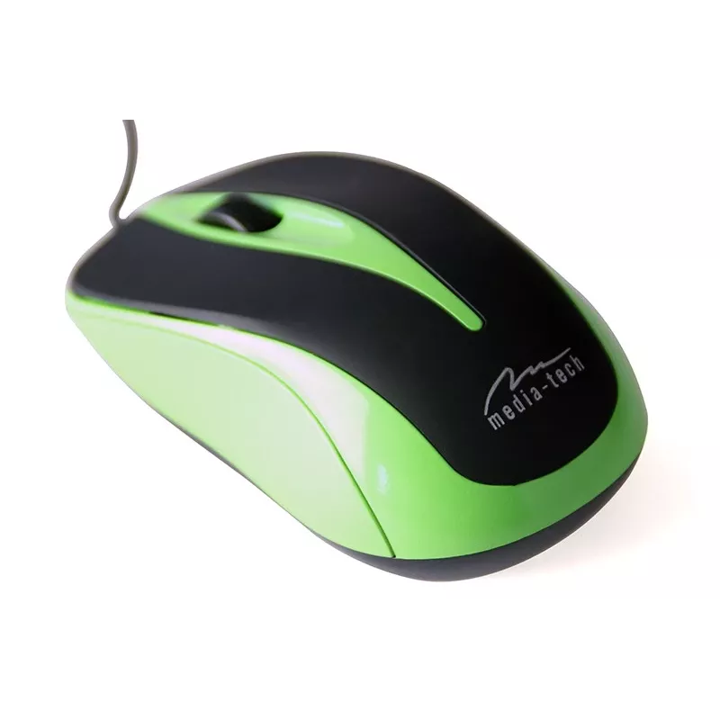 Vadu optiskā pele 800dpi melna & zaļa MT1091G