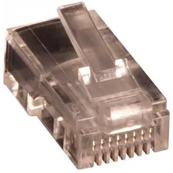 Lanview LVN125432 RJ45 savienotājs, ekranēts, caurspīdīgs (10 gab.)