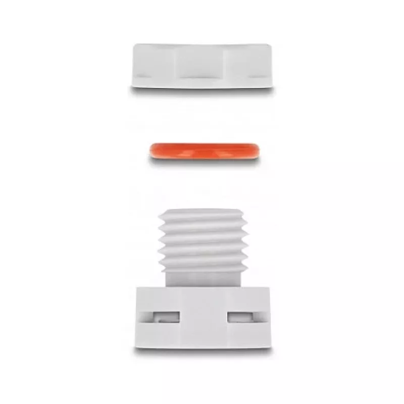 DeLOCK ventilācijas aizbāznis M12, pelēks, 2 gab., poliamīds, 8 mm
