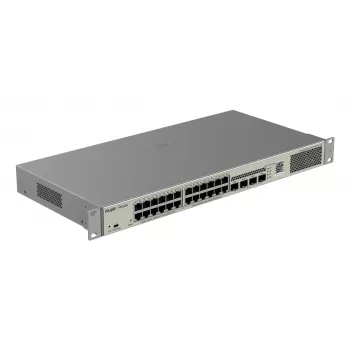 Ruijie Networks RG-NBS3100-24GT4SFP-P-V2 tīkla slēdzis, pārvaldāms L2, Gigabit Ethernet (10/100/1000), PoE, metāla korpuss