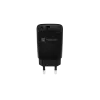 NATEC vadu mobilās ierīces lādētājs NUC-2141, 30W, USB-C PD 3.0 + USB-A QC 3.0, 110–240V, melns