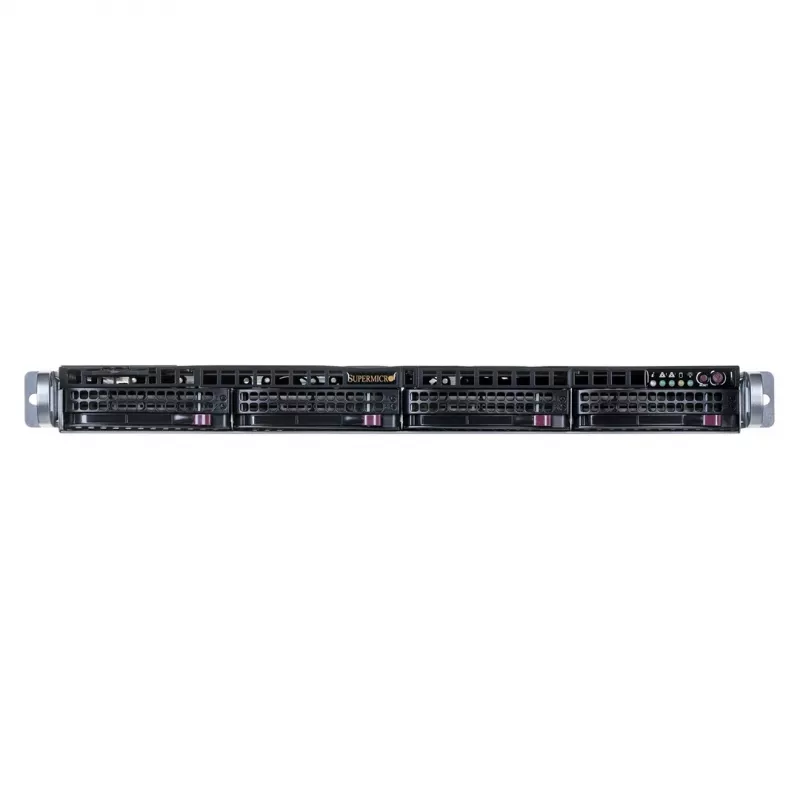 Supermicro SuperChassis 813MFTQC-350CB2 Rack korpuss, melns, 350 W