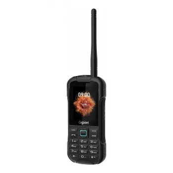 GIGASET GLX 8 ACTIVE melns 6,1 cm 2,4 collu Displejs Push-to-talk funkcija 2500 mAh Akumulators IP68 2 MP Kamera Dual-SIM Bluetooth