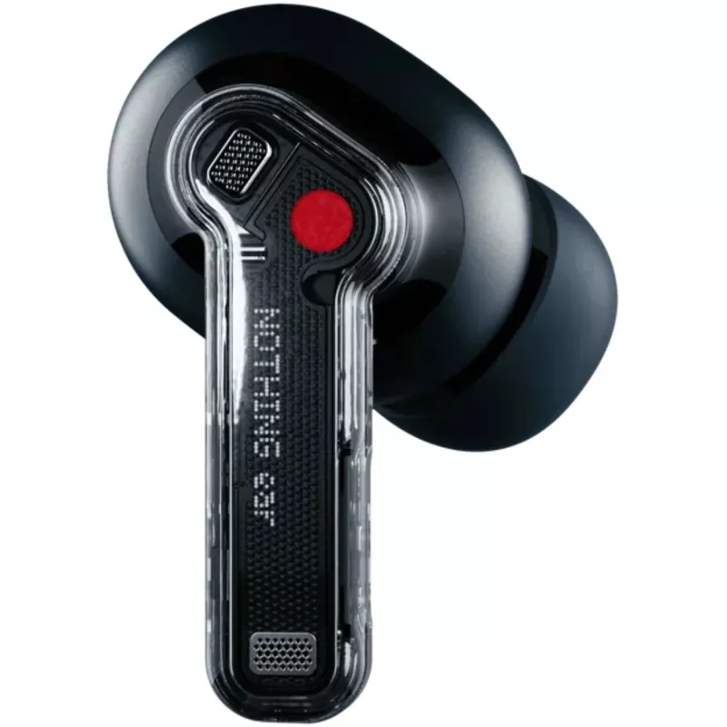 Nothing Ear TWS austiņas, True Wireless Stereo, In-Ear, zvaniem/mūzikai, Bluetooth, Melnas - Caurspīdīgas (A10600061)