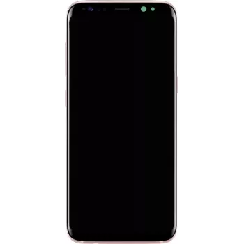 Priekšējā LCD komplekts Samsung Galaxy S8 SM-G950F, rozā krāsā