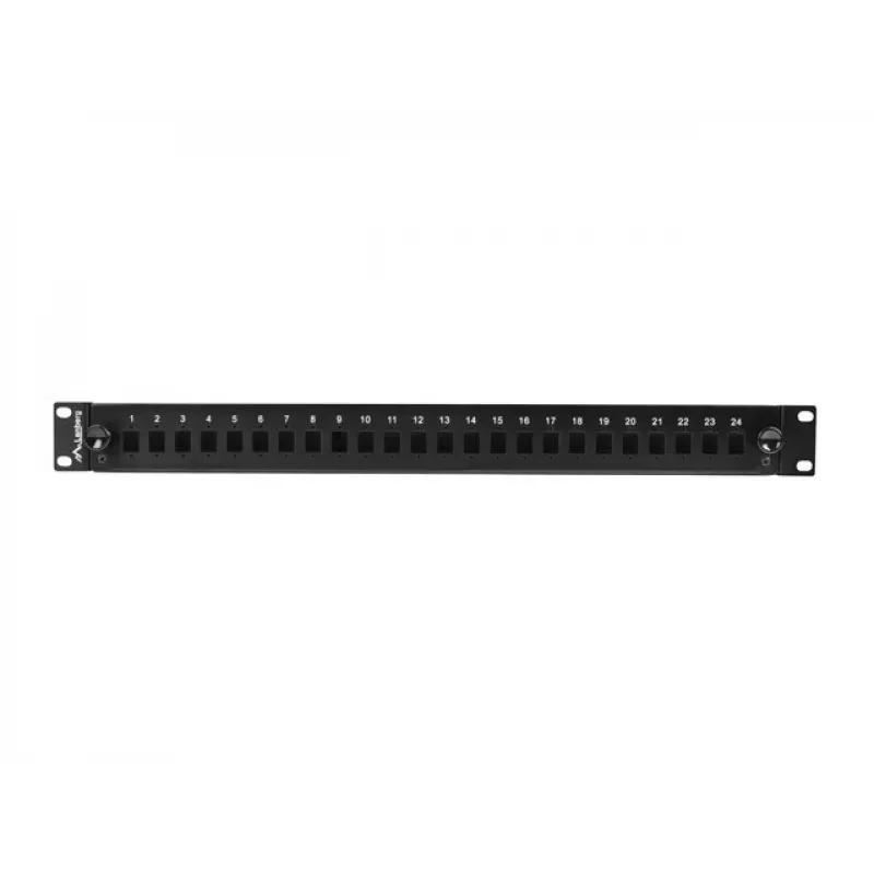 Optiskā sadales kārba Rack 1U 24x SC/LC 19 inch
