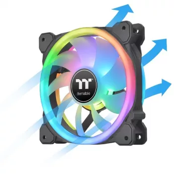 Ventilators Thermaltake SWAFAN 14 RGB 14 cm Melns 500-2000 RPM