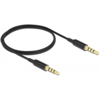 Audio kabelis DeLOCK 66075 0.5m 3.5mm Melns