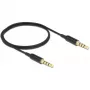 Audio kabelis DeLOCK 66075 0.5m 3.5mm Melns