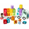Konstruktors LEGO DUPLO 10421 ABC Kravas Auto, 36 gab., 2 minifigūras, vecumam no 2+ gadiem, izmēri 110×140×70 mm