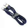 Baseus CALKLF-CV3 Lightning kabelis 2m Zils Zelts