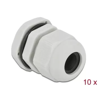 Kabeļa ievads DeLOCK 60199 Pelēks Plastmasa 10 gab.