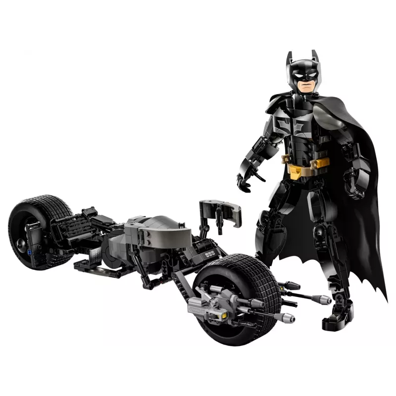 LEGO® DC Batman™: Betmena konstruējama figūra un motocikls 76273