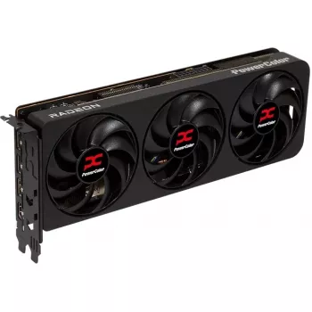 Grafikas karte PowerColor Radeon RX 9070 16 GB GDDR6 PCIe 5.0, 2520 MHz boost, 3x DisplayPort 2.1a + HDMI 2.1b, 2x 8-pin