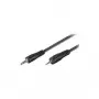 Wentronic Goobay savienotājkabelis jack-jack, melns, 2 m - 3,5 mm ligzda (3 kontakti, stereo) > 2,5 mm ligzda (3 kontakti, stereo) (50459)