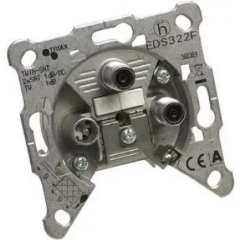 Triax Hirschmann EDS 322F - izeja - piemērots sienas montāžai - F-Spalva X 2, ICE-Savienotājs (306141)