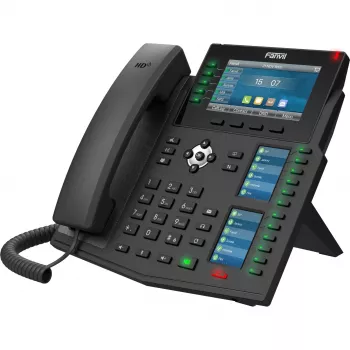 IP telefons Fanvil X6U V2 Melns 20 līnijas LCD Wi-Fi