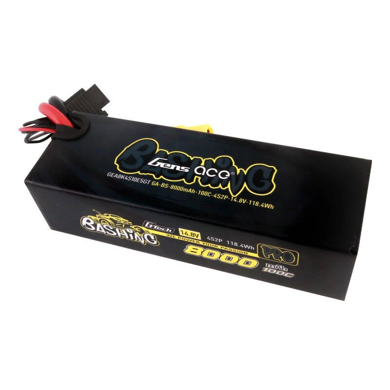 Gens ace 8000mAh 14.8V 100C 4S2P Lipo akumulators