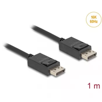 DeLOCK 81174 DisplayPort kabelis 1 m Melns