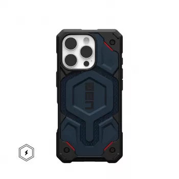 Urban Armor Gear Monarch Pro Kevlar mobilā telefona maciņš 16 cm (6,3 inch) Vāciņš Melns, Zils