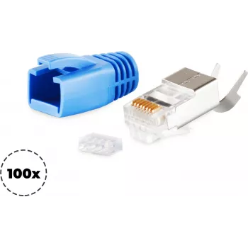 RJ-45 savienotājs ShiverPeaks 72067-100B zils