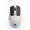 Sharkoon SGM35 vadu optiskā pele, USB Type-A, 6400 DPI, balta