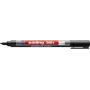 Marķieris Edding e-361 melns, 1 gab.