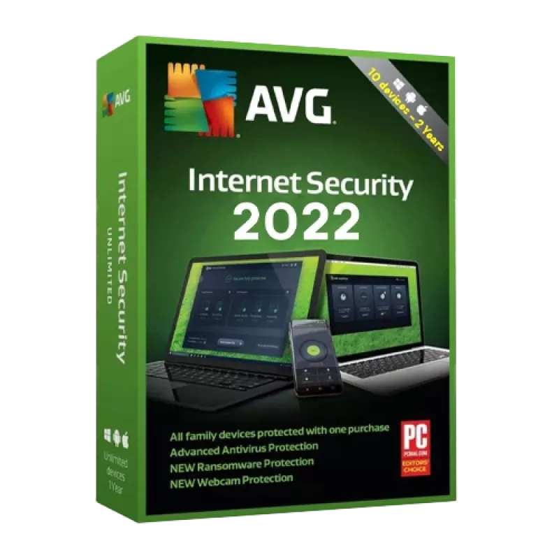 AVG Internet Security | 10 PC | 2 Gadi