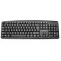 Vadu tastatūra ESPERANZA EK134 Pilnizmēra 100% USB, melna, 1.45 m kabelis