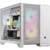 Corsair 2500D AIRFLOW Micro ATX Divkameru PC korpuss – Balts CC-9011264-WW