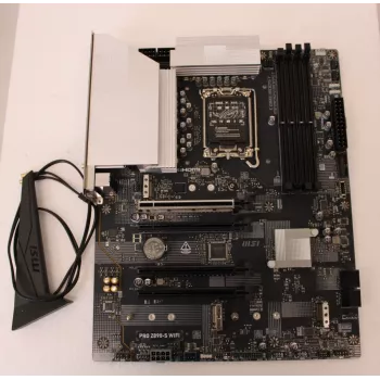 Mātesplate MSI PRO Z890-S WIFISO — atjaunota, lietota, bez piederumiem, tikai aizmugures panelis iekļauts