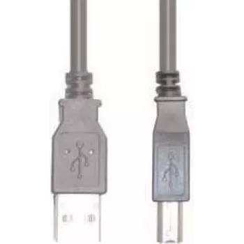USB kabelis e+p CC 502 USB 2.0 1.5m USB A USB B Pelēks